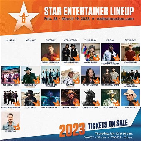 Houston Livestock Show and Rodeo™ Announces 2023 RODEOHOUSTON ...