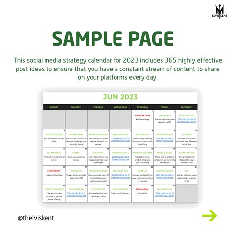 Social Media Content Calendar 2023 - Payhip