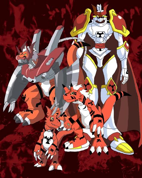 Digivolving Guilmon by racookie3 on deviantART | Digimon wallpaper ...