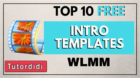 Top 10 Free Windows Live Movie Maker Intro Templates - YouTube