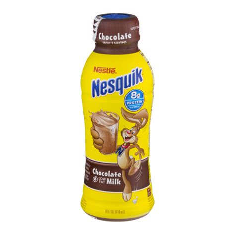 Nestle Nesquik Chocolate Lowfat Milk (14 fl oz) from CVS Pharmacy ...