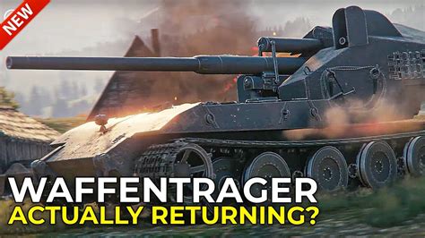 The REAL Waffentrager E-100 Coming Back?! | World of Tanks Waffenträger ...