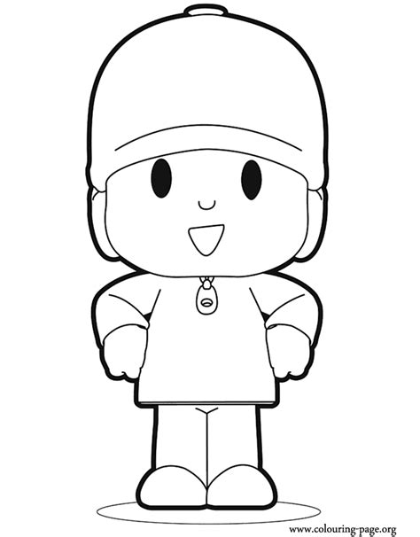 Pocoyo - Pocoyo coloring page