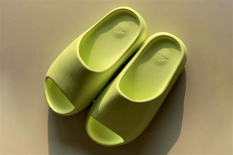 The adidas YEEZY Slide "Glow Green" Is Releasing Soon | Yeezy slides ...