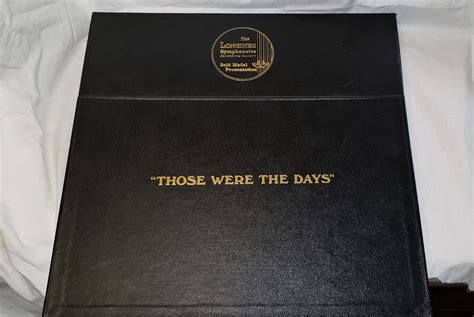 Those Were the Days Vinyl Album Boxed Set Longines Symphony Treasuries ...