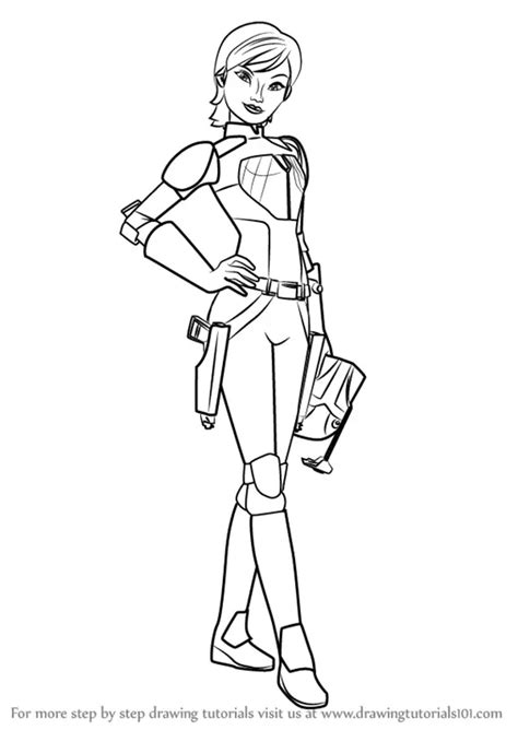 Learn How to Draw Sabine Wren from Star Wars Rebels (Star Wars Rebels ...