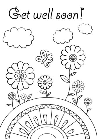 Get Well Soon coloring page | Free Printable Coloring Pages