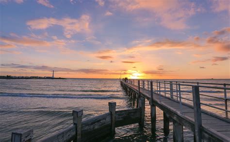 My Melbourne Experience, and beyond: Sunset at St. Kilda Beach last Friday