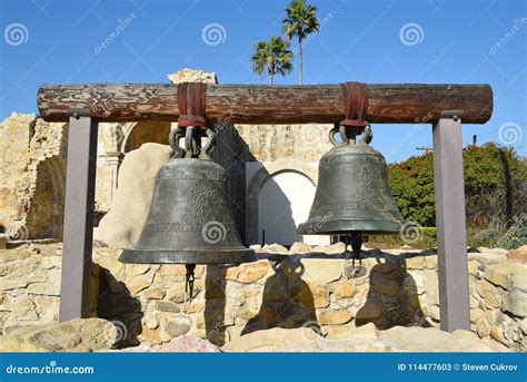 Mission San Juan Capistrano Original Bells Display Editorial Stock ...