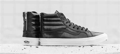 Vans 2015 Fall “Croc Leather” Sk8-Hi | Green Label