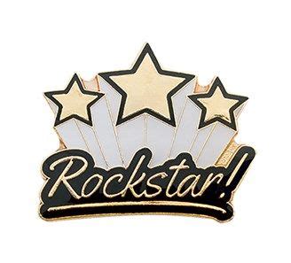 Rockstar Pin | Rockstar, Medical school essentials, Lapel pins