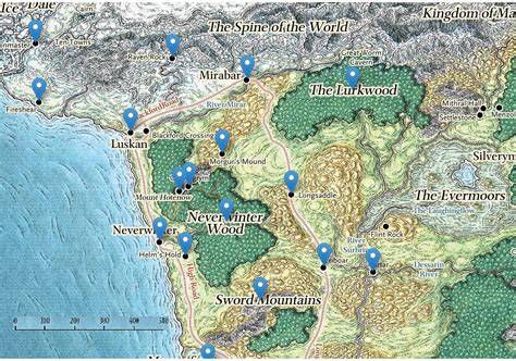 Icewind Dale Ten Towns Map