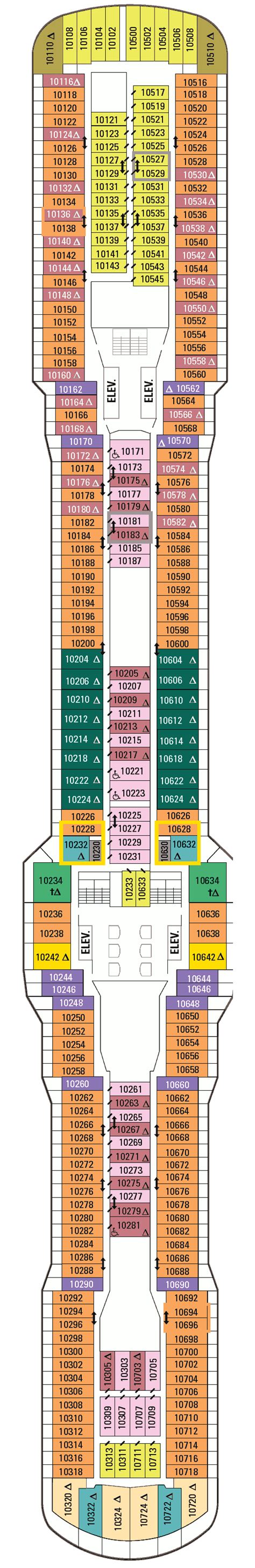 Ovation of the Seas Deck Plans