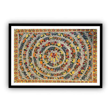 Unframed Godna Madhubani Art Painting for Livingroom Bedroom - Etsy