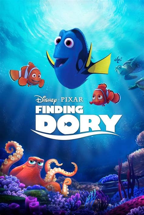 Finding Dory Cartoon Movie Poster