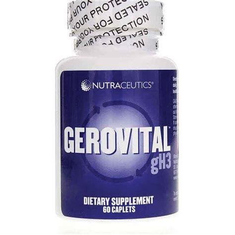 Nutraceutics Gerovital gH3 60 Cplts - Swanson®