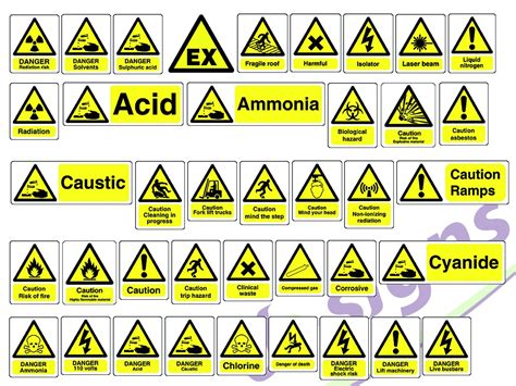 Workplace Safety Hazard Symbols | Images and Photos finder