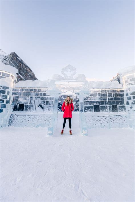 Visit the Lake Louise Ice Castle - Pursuing Pretty