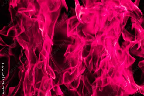 Blazing pink fire flame background and abstract Stock Photo | Adobe Stock