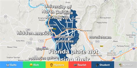 Asheville Neighborhood Map