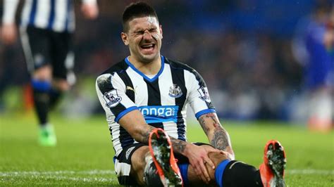 Blow for Newcastle as Mitrovic suffers knee injury | FourFourTwo