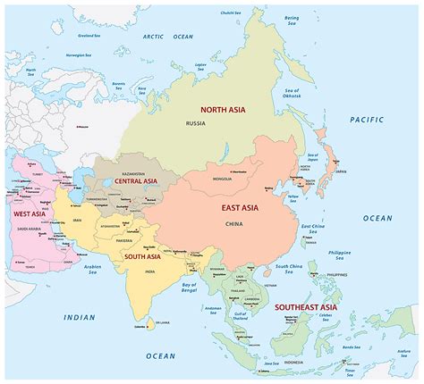 Continents By Number Of Countries - WorldAtlas