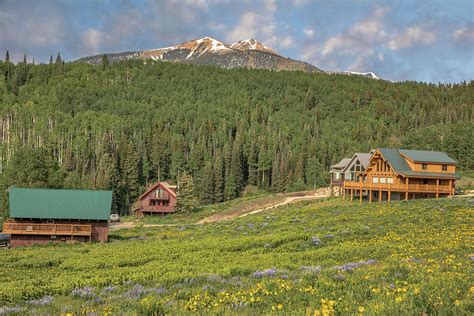 Crested Butte Cabins Photograph by Lorraine Baum