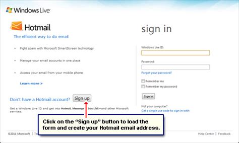 How to create Hotmail account get a free email address - instructions