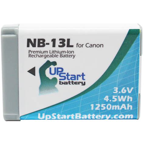 Compatible Canon NB-13L Battery Compatible - For Canon NB-13L Digital ...