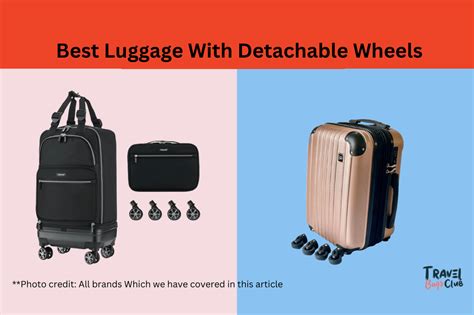 Best Luggage With Removable Wheels - True Travel Companion