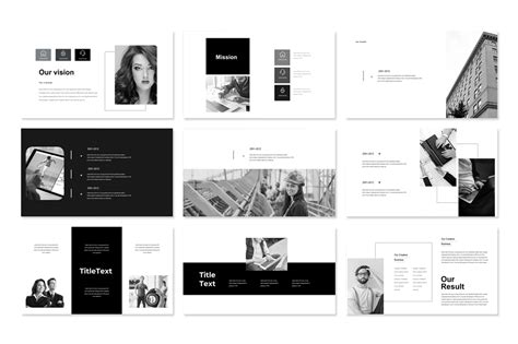 Black And White Powerpoint Templates