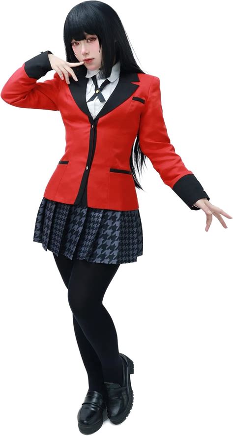 C-ZOFEK Women's Yumeko Cosplay Costume for Halloween Anime Outfit in ...