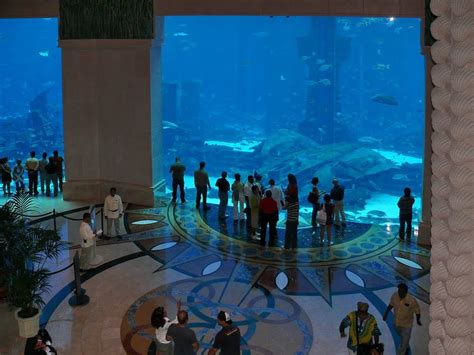 Aquarium - Lobby of Atlantis Hotel in Dubai | Dubai hotel, Underwater ...