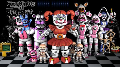 Five Nights At Freddy's Sister Location (#2256408) - HD Wallpaper ...