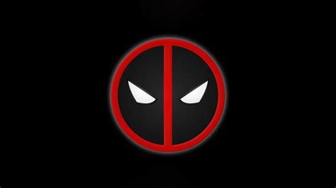 Deadpool logo minimalista Fondo de pantalla 5k HD ID:12233