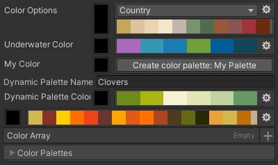 Color Palette Attribute for Unity with Odin Inspector