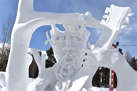 Breckenridge snow sculpture – Ruth Rosenfeld