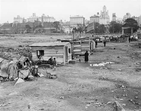 Hooverville, Central Park, NYC, 1931-32 - Fists and .45s!