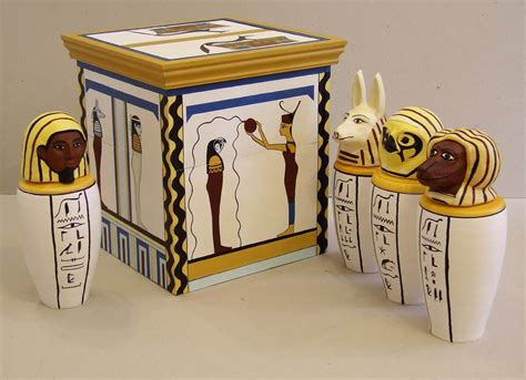 Graham's Potted History: Replica Egyptian Canopic Jars