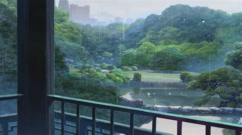 The Garden Of Words Makoto Shinkai Anime Rain Wallpaper - Resolution ...