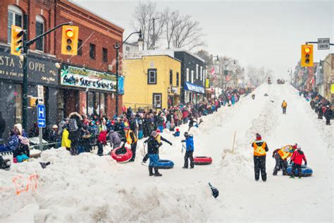 Winter Town Canada Stock Photos, Pictures & Royalty-Free Images - iStock