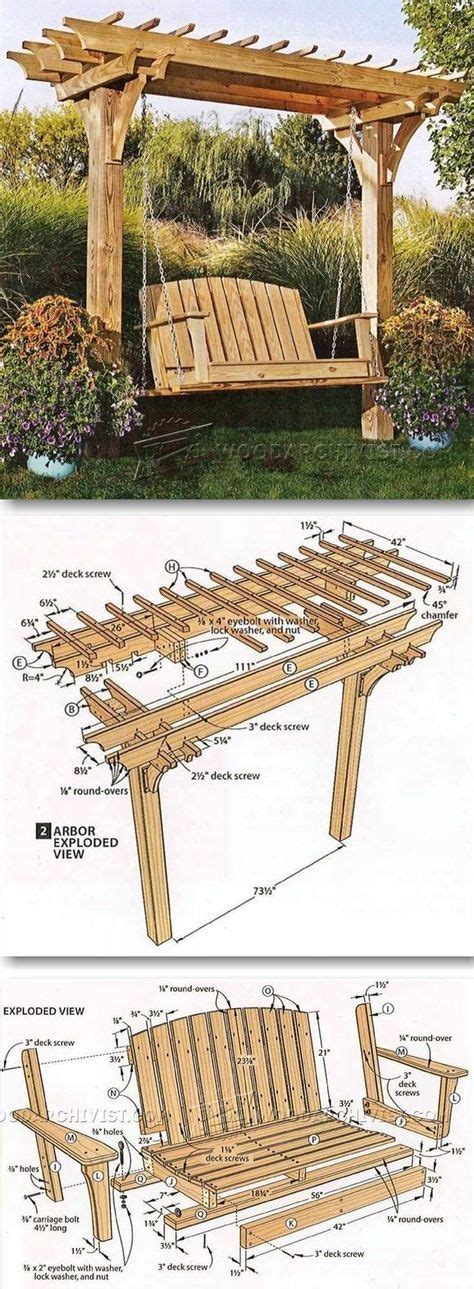 Arbor Swing Plans - Outdoor Furniture Plans & Projects | Outdoor ...