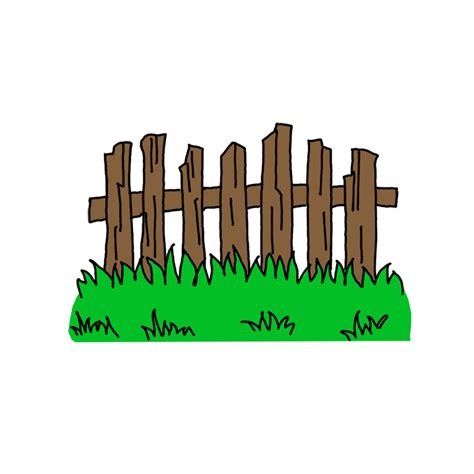 How to Draw a Fence - Step by Step Easy Drawing Guides - Drawing Howtos