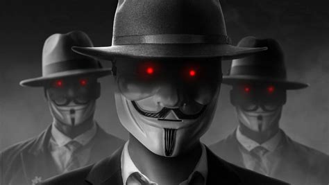 1360x768 Resolution Hacker Anonymous Evil Desktop Laptop HD Wallpaper ...