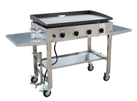 Blackstone 36 inch Stainless Steel Outdoor Cooking Gas Grill Griddle ...