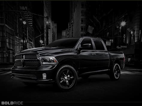 Download Dodge Ram 1500 City Black Mopar Dodge Vehicle Truck HD Wallpaper