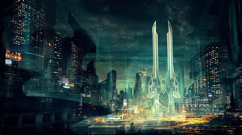 #4k city hd wallpaper (3800x2138) Sci Fi Wallpaper, Future Wallpaper ...