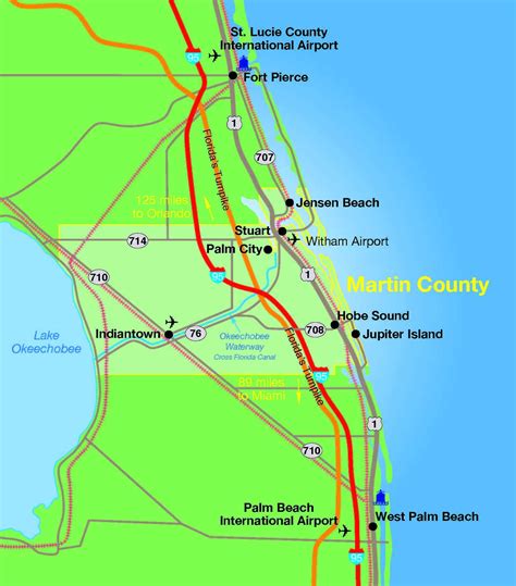 Where Is Martin County Florida Map - Corina Charmaine