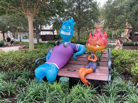 Wade and Ember Take a Seat for New ‘Elemental’ Photo Op at Disney ...