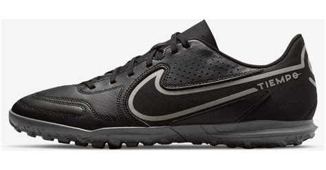 Nike Tiempo Legend 9 Club Tf Turf Soccer Shoe in Black for Men | Lyst